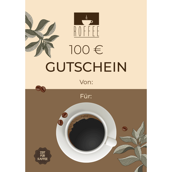 Geschenkgutschein - ROFFEE COFFEE