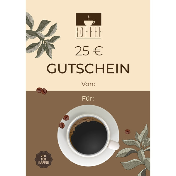 Geschenkgutschein - ROFFEE COFFEE