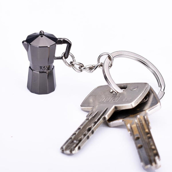 Keychain Bialetti Black - ROFFEE COFFEE