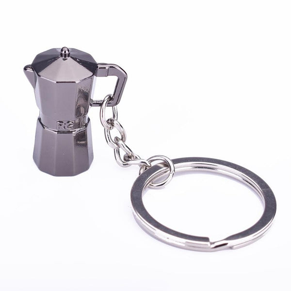 Keychain Bialetti Black - ROFFEE COFFEE